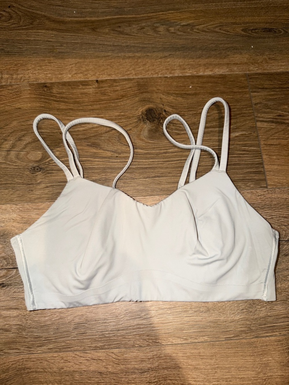 lululemon athletica Light Ivory Strappy Bralette